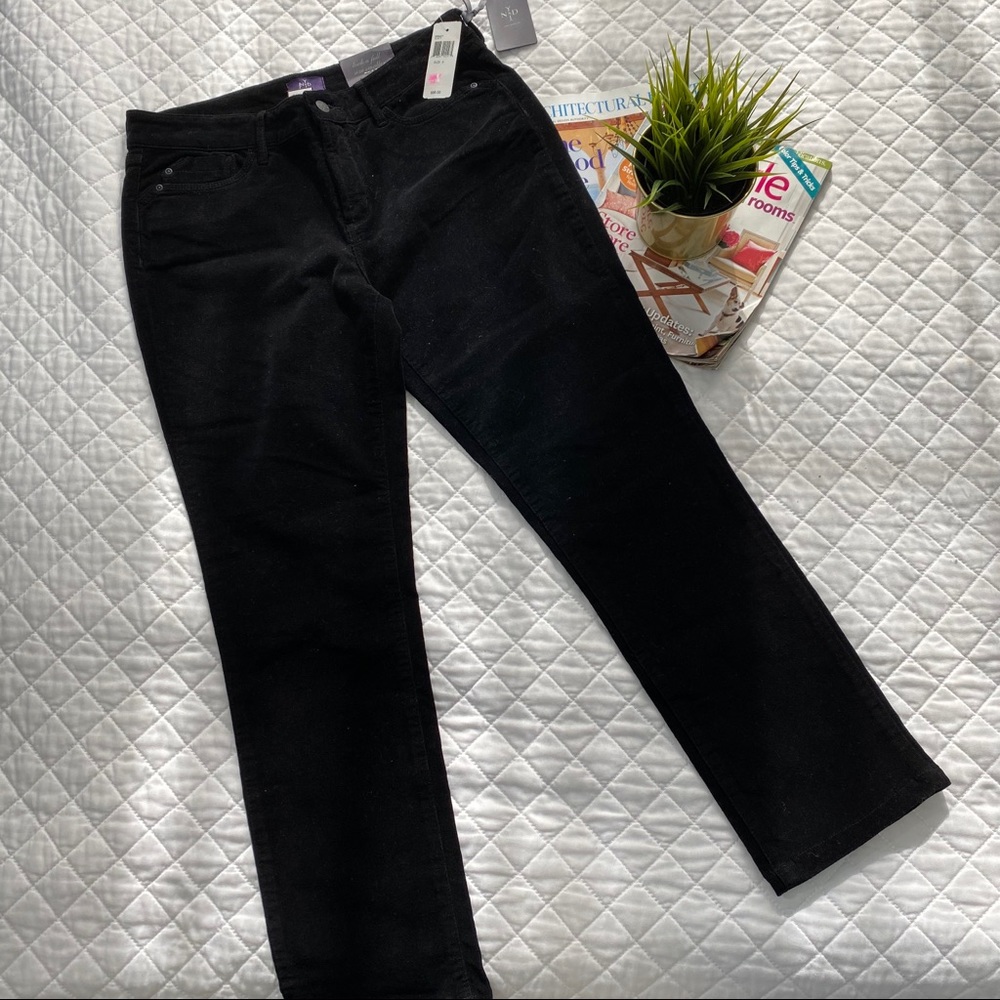 NYDJ Black Velvet Pants